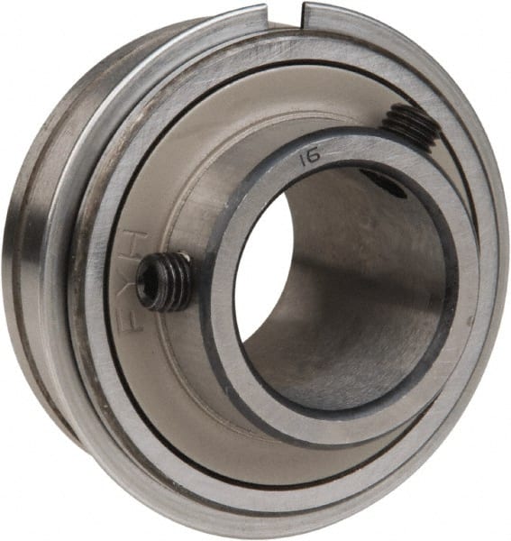 Value Collection - 1/2" ID x 1.85" OD, 2,877 Lb Dynamic Capacity, Free Spin Insert Insert Bearing - 52100 Steel Insert, 0.63" Race Width, 1,494 Lb Static Capacity - Exact Tooling