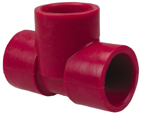 NIBCO - 4" PVDF Plastic Pipe Fitting - S x S x S End Connections - Exact Tooling