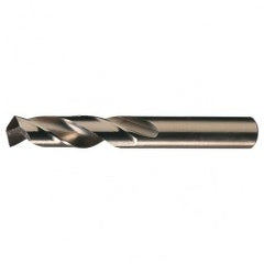 #27 RHS / RHC HSS-CO 8% (M42) 135 Degree Split Point Heavy Duty Cobalt Screw Machine Drill - Straw / Gold Oxide - Exact Tooling