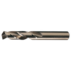 V RHS / RHC HSS-CO 8% (M42) 135 Degree Split Point Heavy Duty Cobalt Screw Machine Drill - Straw / Gold Oxide - Exact Tooling