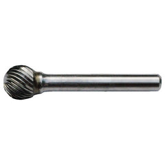 SD-53 Standard Cut Solid Carbide Bur-Ball Shape - Exact Tooling