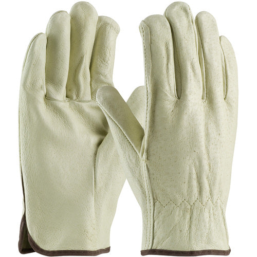 ‎70-318/M Leather Drivers Gloves - Top Grain Pigskin Leather Drivers - Premium Grade - Straight Thumb - Exact Tooling