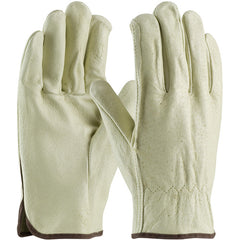 ‎70-318/M Leather Drivers Gloves - Top Grain Pigskin Leather Drivers - Premium Grade - Straight Thumb - Exact Tooling