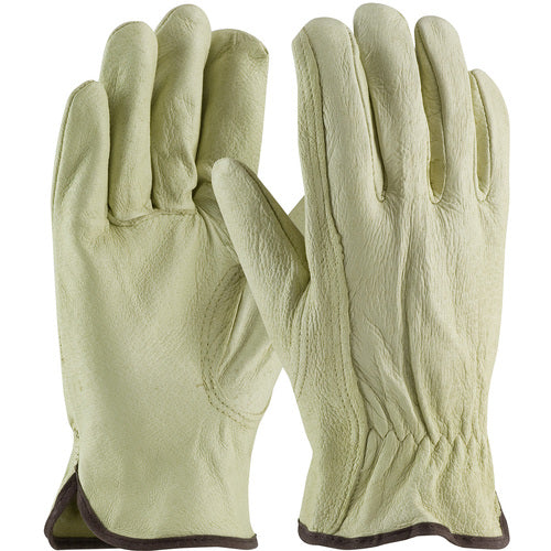 ‎70-360/M Leather Drivers Gloves - Top Grain Pigskin Leather Drivers - Industry Grade - Keystone Thumb - Exact Tooling