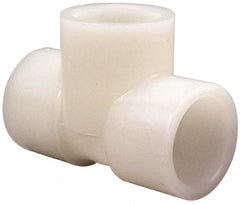 NIBCO - 4" PVDF Plastic Pipe Fitting - S x S x S End Connections - Exact Tooling