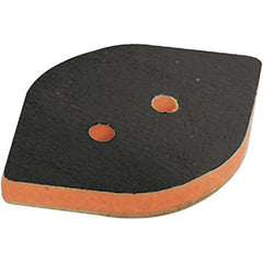 Dynabrade - 2-3/8" Wide, 3-3/4" Long, Tear Drop Conversion Backing Pad - Exact Tooling