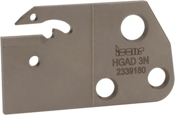 Iscar - 1.1811" Blade Height, 0.1575" Blade Width, 1.9882" OAL, Neutral Cut, Double End Indexable Cut-Off Blade - HGAD Blade - Exact Tooling