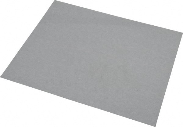 Made in USA - 240 Grit, Aluminum Oxide Sanding Sheet - 11" Long x 9" Wide, Very Fine Grade, A Weighted Backing - Exact Tooling