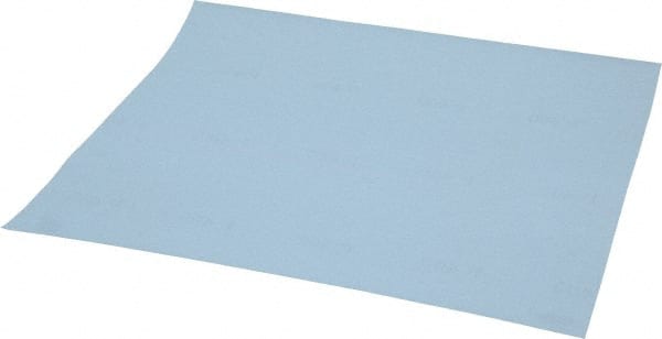 Value Collection - 400 Grit, Aluminum Oxide Sanding Sheet - 11" Long x 9" Wide, Super Fine Grade, A Weighted Backing - Exact Tooling