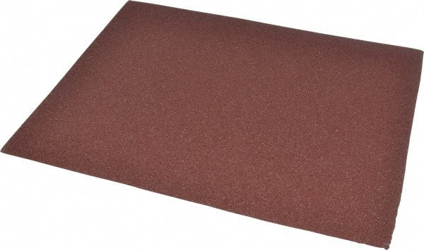 Value Collection - 80 Grit, Aluminum Oxide Sanding Sheet - 11" Long x 9" Wide, Medium Grade, D Weighted Backing - Exact Tooling