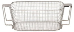 CREST ULTRASONIC - Stainless Steel Parts Washer Basket - Use with Ultrasonic Cleaners - Exact Tooling
