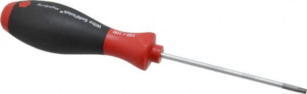 Wiha - T20 Torx Driver - 100mm Blade Length, 8-1/4" OAL, Ergonomic Handle - Exact Tooling