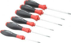 Wiha - 6 Piece Torx Screwdriver Set - Bit Sizes: Torx T8, T10, T15, T20, T25 & T30 - Exact Tooling