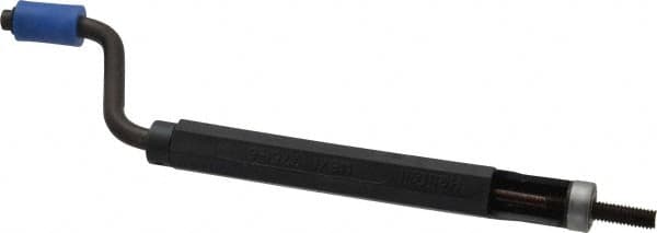 Heli-Coil - M6x1.00, Prewinder Thread Insert Hand Installation Tool - Type II Prewinder, Metric Coarse Thread, 33/64" Body Diam, 4-5/8" Prewinder Length, 2-17/32" Spinner Diam, M6x1.00 Insert Internal Thread - Exact Tooling