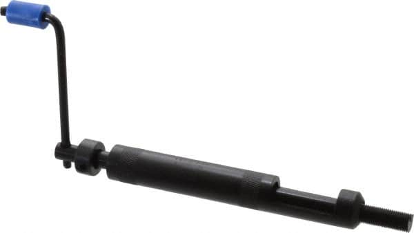Heli-Coil - M10x1.00, Prewinder Thread Insert Hand Installation Tool - Type II Prewinder, Metric Fine Thread, 25/32" Body Diam, 5-1/4" Prewinder Length, 3-23/32" Spinner Diam, M10x1.00 Insert Internal Thread - Exact Tooling