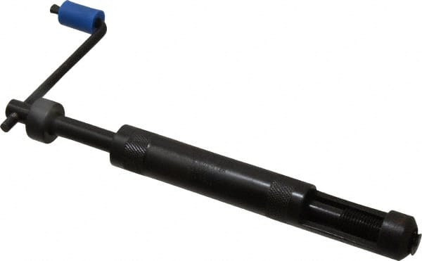 Heli-Coil - M10x1.25, Prewinder Thread Insert Hand Installation Tool - Type II Prewinder, Metric Fine Thread, 25/32" Body Diam, 5-1/4" Prewinder Length, 3-23/32" Spinner Diam, M10x1.25 Insert Internal Thread - Exact Tooling