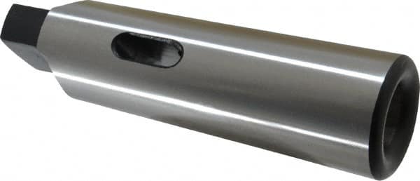 Collis Tool - MT3 Inside Morse Taper, MT5 Outside Morse Taper, Standard Reducing Sleeve - Hardened & Ground Throughout, 1/4" Projection, 6-1/8" OAL - Exact Tooling