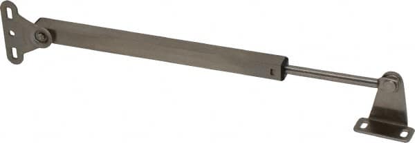 Sugatsune - 6.6 Lb Capacity, Spring Loaded Lid Stay - 90" Max Opening, Satin Stainless Steel - Exact Tooling