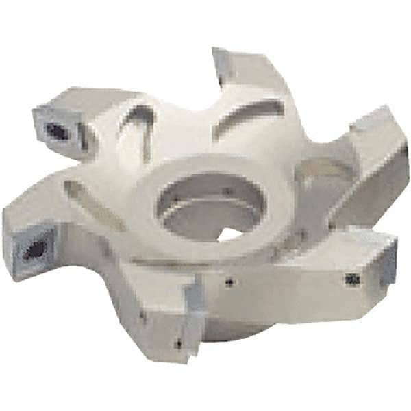 Tungaloy - 125mm Cut Diam, 1" Arbor Hole Diam, Indexable Square-Shoulder Face Mill - Exact Tooling