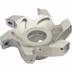 Tungaloy - 125mm Cut Diam, 1" Arbor Hole Diam, Indexable Square-Shoulder Face Mill - Exact Tooling