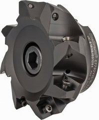 Kennametal - 4" Cut Diam, 0.138" Max Depth, 1-1/4" Arbor Hole, 8 Inserts, XE 16 Insert Style, Indexable Copy Face Mill - C7792VXE16-A4.0Z08R Cutter Style, 1.97" High, Through Coolant, Series 7792 - Exact Tooling