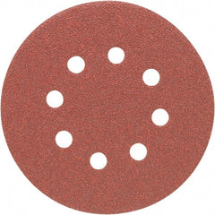 Porter-Cable - 5" Diam, 100 Grit, Aluminum Oxide Hook & Loop Disc - Fine Grade, Coated, C Weight Paper Backing, - Exact Tooling