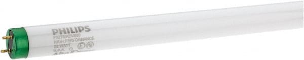 Philips - 32 Watt Fluorescent Tubular Medium Bi-Pin Lamp - 3,000°K Color Temp, 2,950 Lumens, T8, 30,000 hr Avg Life - Exact Tooling