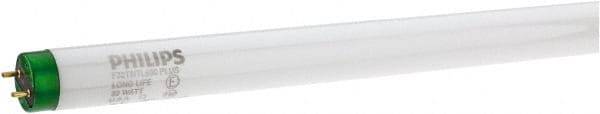 Philips - 32 Watt Fluorescent Tubular Medium Bi-Pin Lamp - 3,000°K Color Temp, 2,950 Lumens, T8, 24,000 hr Avg Life - Exact Tooling