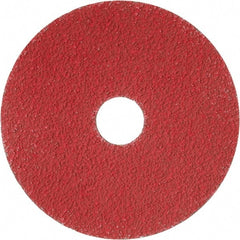 DeWALT - 7" Diam 7/8" Hole 36 Grit Fiber Disc - Coarse Grade, Ceramic, 8,700 Max RPM - Exact Tooling