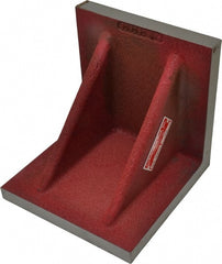 Suburban Tool - 8" Wide x 8" Deep x 8" High Cast Iron Precision-Ground Angle Plate - Exact Tooling