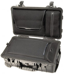 Pelican Products, Inc. - 13-13/16" Wide x 13-13/16" Deep x 9" High, Clamshell Hard Case - Black, Plastic - Exact Tooling