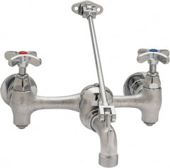 B&K Mueller - Standard, Two Handle Design, Chrome, Industrial and Laundry Faucet - Cross Handle - Exact Tooling