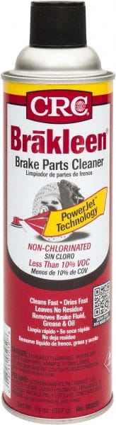CRC - Low VOC Nonchlorinated Brake Parts Cleaner - 20 oz Aerosol Can, -100° F Freezing Point - Exact Tooling