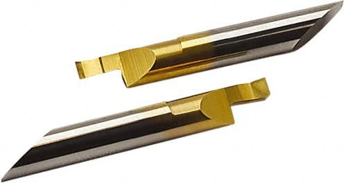 Seco - 0.039" Groove Width, 1.22" Min Hole Diam, 0.079" Max Hole Depth, Grooving Grooving Tool - 0.079" Projection, 1.653" OAL, 0.006" Radius - Exact Tooling