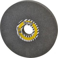 Tru-Maxx - 80 Grit Aluminum Oxide Bench & Pedestal Grinding Wheel - 7" Diam x 1-1/4" Hole x 3/4" Thick, 3600 Max RPM, O Hardness, Medium Grade , Vitrified Bond - Exact Tooling