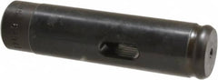 Collis Tool - MT1 Inside Morse Taper, Standard Length Morse Taper to Straight Shank - 4" OAL, Steel, Hardened & Ground Throughout - Exact Tooling