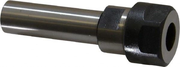 Scully Jones - 0.0394" to 13/32" Capacity, 1.3819" Projection, Straight Shank, ER16 Collet Chuck - 95.1mm OAL, 5/8" Shank Diam - Exact Tooling
