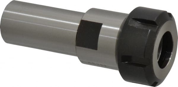 Scully Jones - 1/16" to 0.6299" Capacity, 51mm Projection, Straight Shank, ER25 Collet Chuck - 101mm OAL, 1" Shank Diam - Exact Tooling