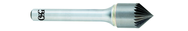 3/4" Size - 3/8" Shank - 60° Single Flute Countersink - Exact Tooling