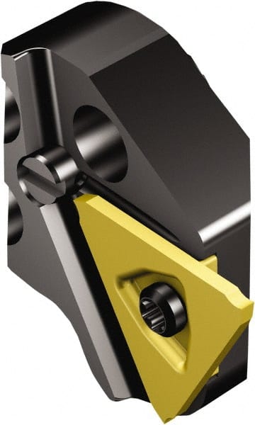 Sandvik Coromant - 570-xxR/L123T..B Insert, 14mm Head Length, Modular Grooving Cutting Unit Head - Left Hand Cut, System Size 40, Through Coolant, Series CoroCut 3 - Exact Tooling