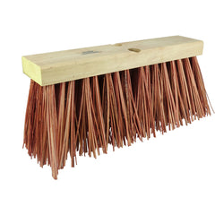 16″ Street Broom, 6-1/4″ Trim Length, Dyed Palmyra Fill - Exact Tooling