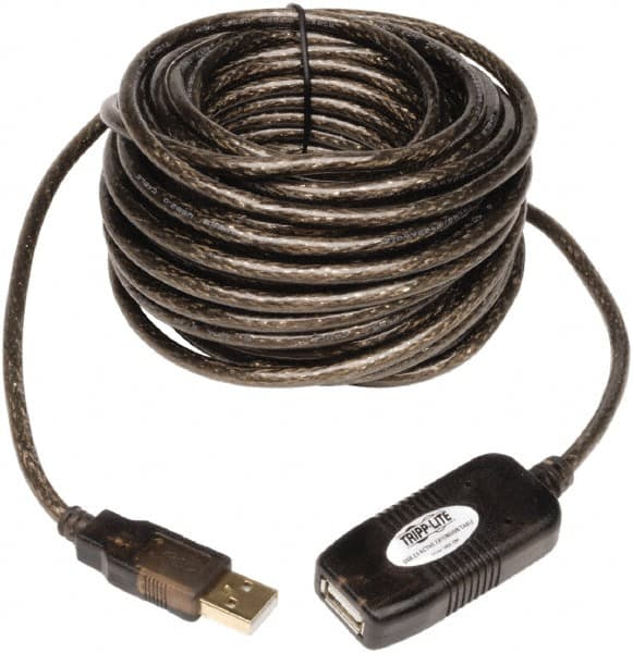 Tripp-Lite - 33' Long, USB A/A Computer Cable - Black, Male x Female - Exact Tooling