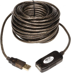 Tripp-Lite - 33' Long, USB A/A Computer Cable - Black, Male x Female - Exact Tooling