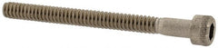 Holo-Krome - #4-40 UNC Hex Socket Drive, Socket Cap Screw - Grade 18-8 Stainless Steel, Uncoated, Partially Threaded, 1-1/4" Length Under Head - Exact Tooling