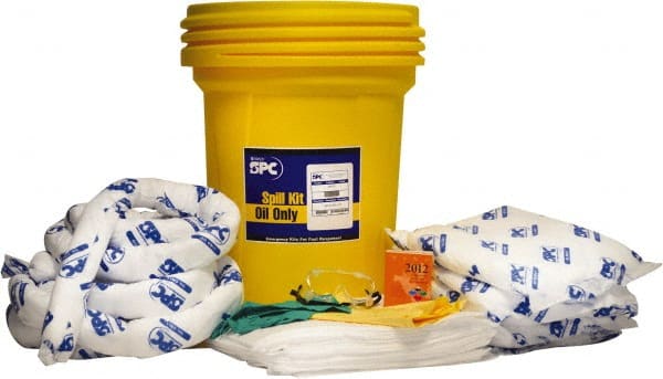 Brady SPC Sorbents - Oil Only Spill Kit - 30 Gal Bucket - Exact Tooling