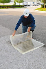UltraTech - 2' Long x 2' Wide, Polyurethane Drain Seal - Clear, Use to Seal off Spills From the Environment - Exact Tooling