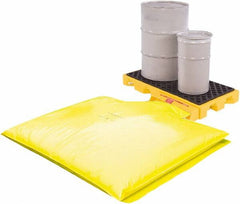 UltraTech - 77 Gal Sump, 3,000 Lb Capacity, 2 Drum, Polyethylene Spill Deck or Pallet - Exact Tooling
