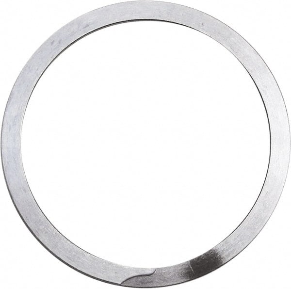 Rotor Clip - 0.078" Thick, Uncoated Finish, Stainless Steel Spiral Internal Retaining Ring - 0.086" Groove Width, 0.074" Groove Depth, 2.648" Groove Diam, Grade 302 - Exact Tooling