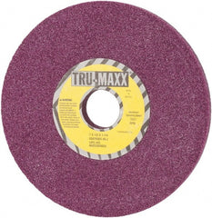 Tru-Maxx - 7" Diam x 1-1/4" Hole x 1/2" Thick, J Hardness, 46 Grit Surface Grinding Wheel - Aluminum Oxide, Type 1, Coarse Grade, Vitrified Bond, No Recess - Exact Tooling