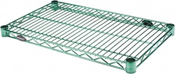 Value Collection - 24" Wide, 1.19" High, Open Shelving Accessory/Component - Epoxy Coated Finish, 14" Deep, Use with NuLine Units - Exact Tooling